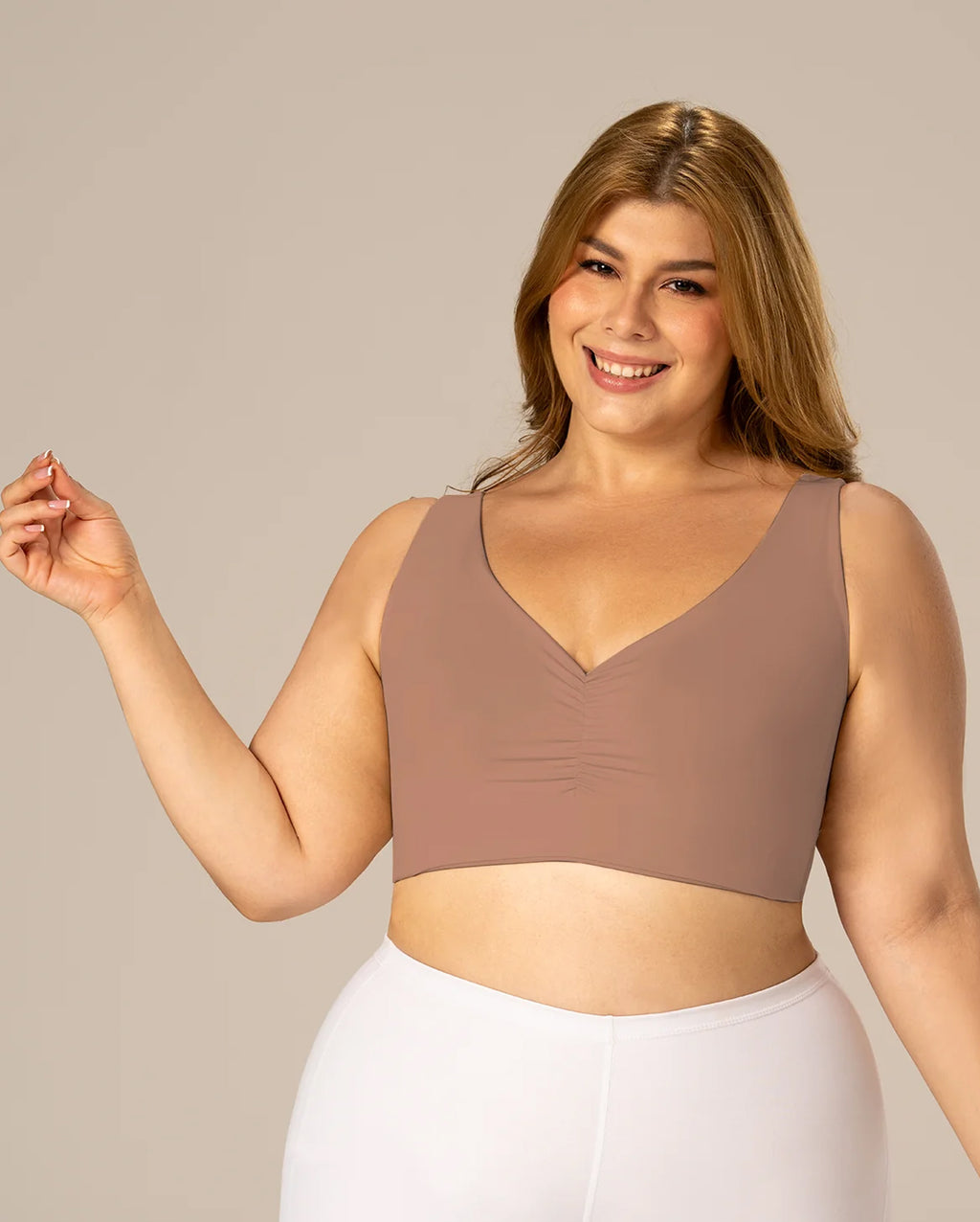 Top de realce seamless Fajas MyD Control Fresh B06006