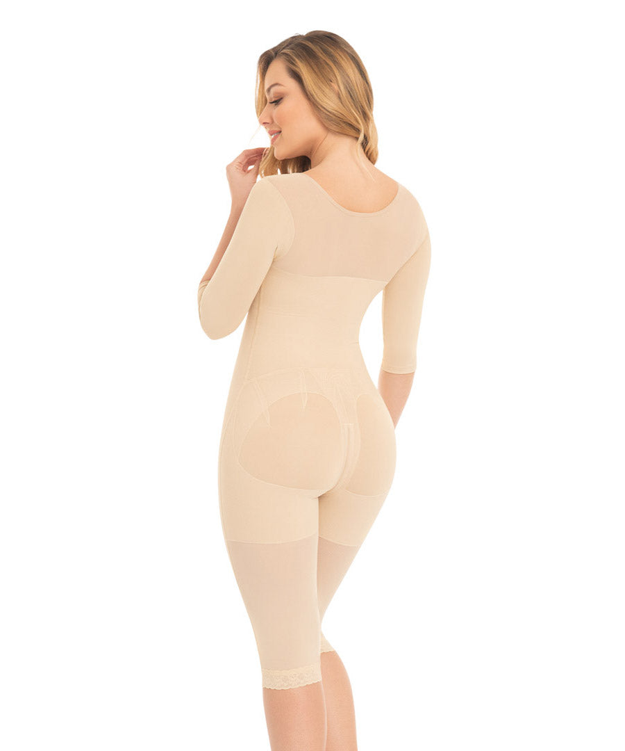 Long girdle with coverage on the back and arms F0074 by Fajas M&amp;D®
