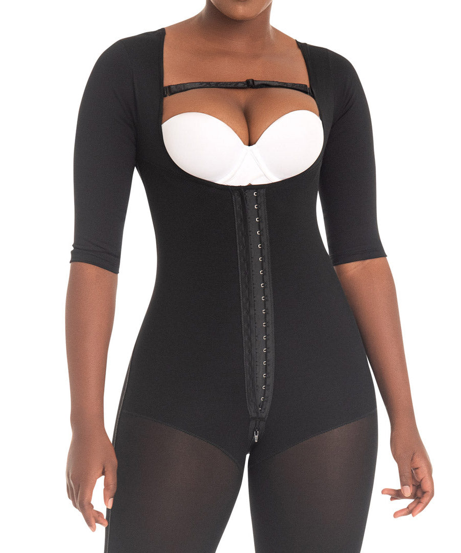 Long girdle with coverage on the back and arms F0074 by Fajas M&amp;D®
