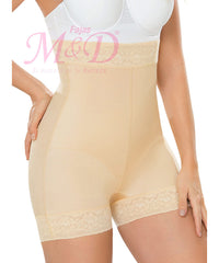 Extra short shorts, extra high waist, with abdominal reinforcement SXA0216 by Fajas M&amp;D®