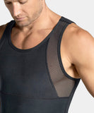 Strong control tank top for everyday use in stretch cotton by Leonisa® 035022